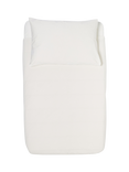 The Little Green Sheep Cotton Cotbed Duvet Cover and Pillowcase Set, White