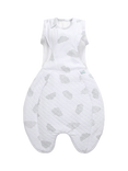 Purflo Swaddle to Sleep Cloud Baby Sleeping Bag, 2.5 Tog, 0-4 Months, Multi