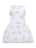 Purflo Swaddle to Sleep Cloud Baby Sleeping Bag, 2.5 Tog, 0-4 Months, Multi