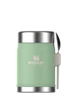 Stanley Vacuum Insulated Stainless Steel Flask & Spork, 400ml, Pistachio