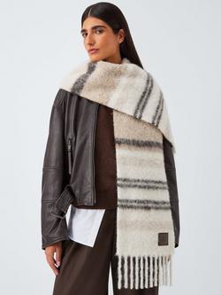 Weekend MaxMara Ugolina Wool Rich Scarf, Beige/Multi