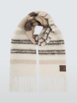 Weekend MaxMara Ugolina Wool Rich Scarf - view 2, Beige/Multi