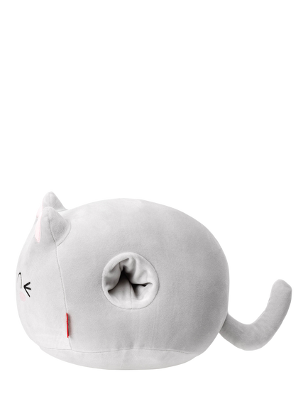 Legami Meow Super Soft! Cushion, Grey - view 2, Grey