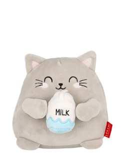 Legami Mini Kitty Super Soft! Cushion, Grey, Grey