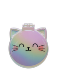 Legami Kitty Hairbrush & Mirror, Grey