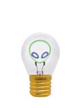 Legami Alien Lightbulb Table Lamp, Green
