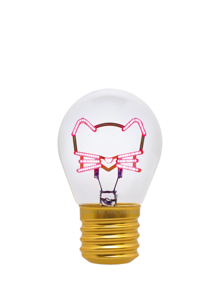 Legami Kitty Lightbulb, Multi Grey, Multi Grey