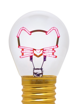 Legami Kitty Lightbulb, Multi Grey - view 2, Multi Grey