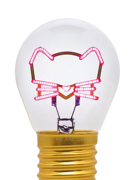 Legami Kitty Lightbulb, Multi Grey - view 2, Multi Grey