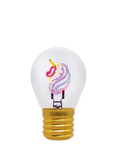 Legami Unicorn Lightbulb, Multi Pink