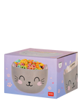 Legami Kitty Cereal Bowl, Grey