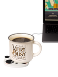 Legami Panda USB Mug Warmer, Multi Black