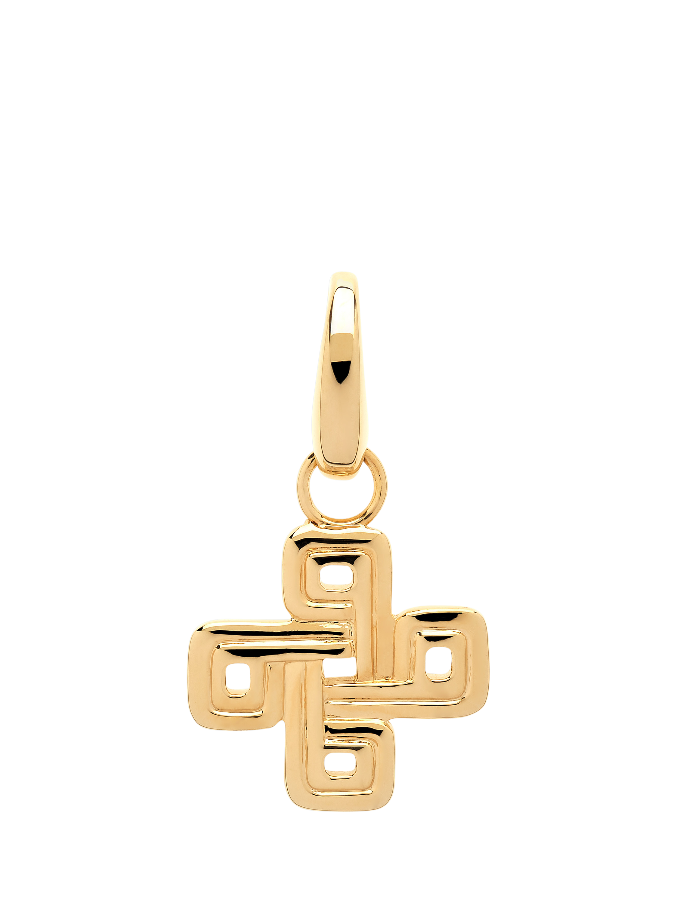 Product image 1 of 2, which shows Melissa Odabash Medal Cross Charm, Gold