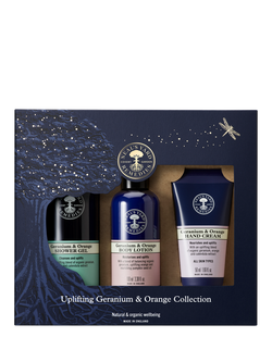 Neal's Yard Remedies Uplifting Geranium & Orange Collection Bodycare Gift Set, 