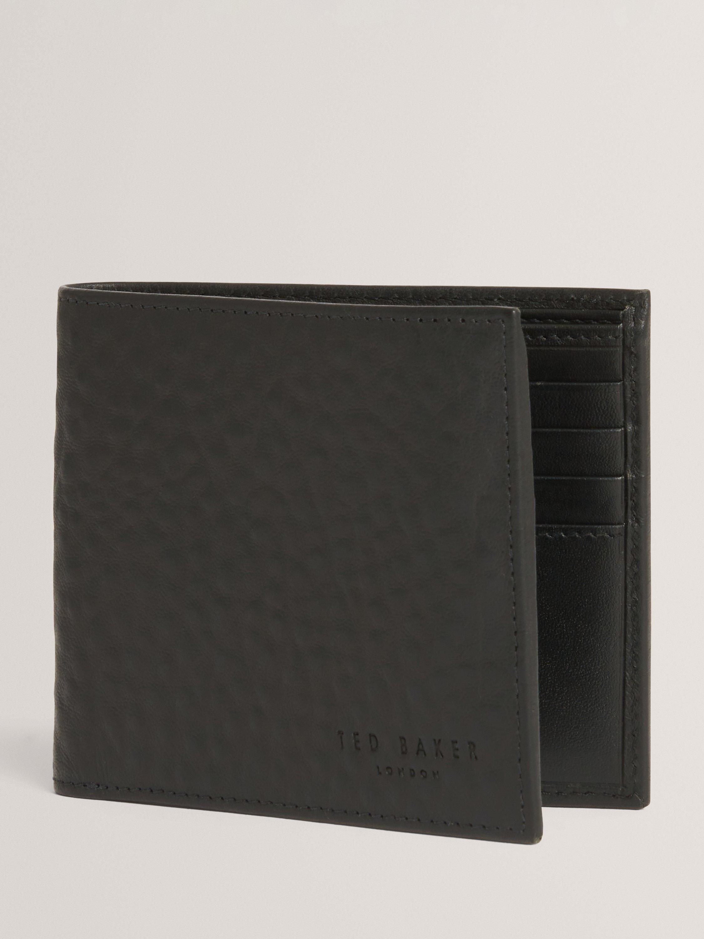 Product image 2 of 4, which shows Ted Baker Petro Pebble Grain Leather Wallet, Black