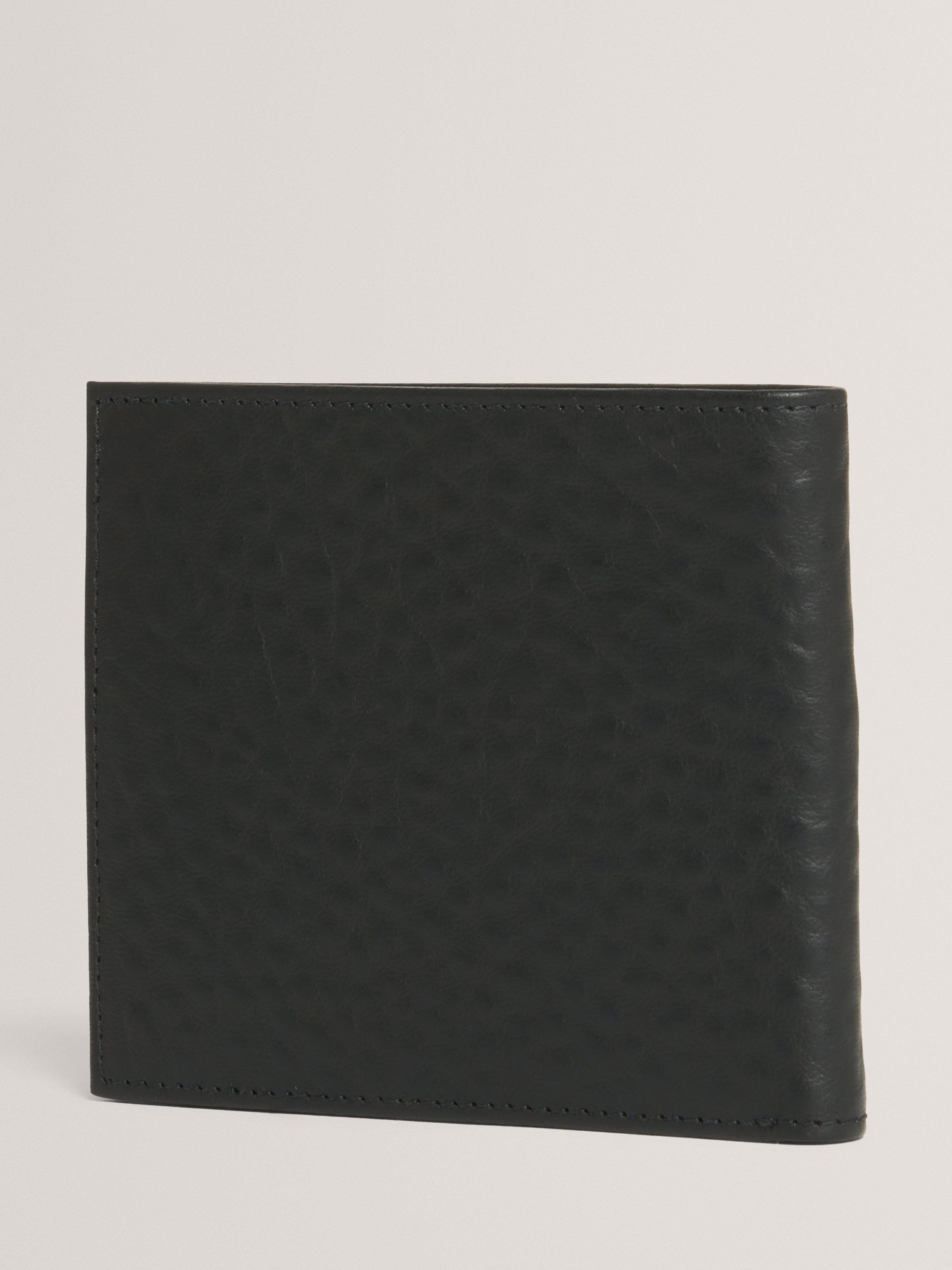 Product image 3 of 4, which shows Ted Baker Petro Pebble Grain Leather Wallet, Black