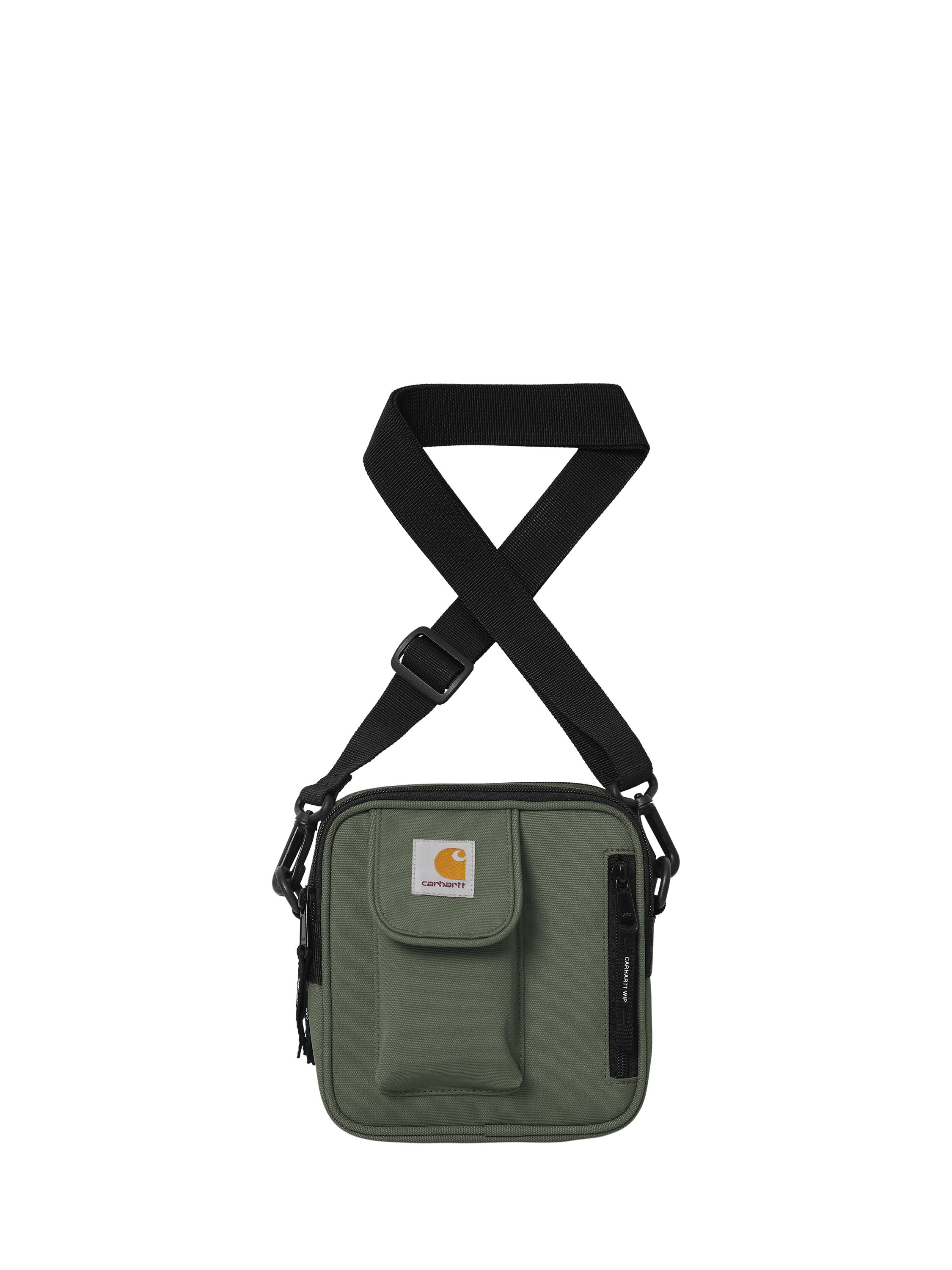 Product image 1 of 1, which shows Carhartt WIP Essentials Cross Body Bag, Green Olive