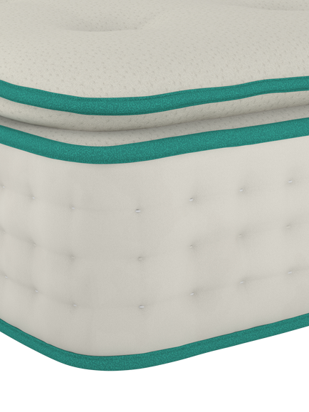 Dunlopillo Balance 5500 Pillow Top Cooling Mattress, Medium Tension, Double - view 2, White