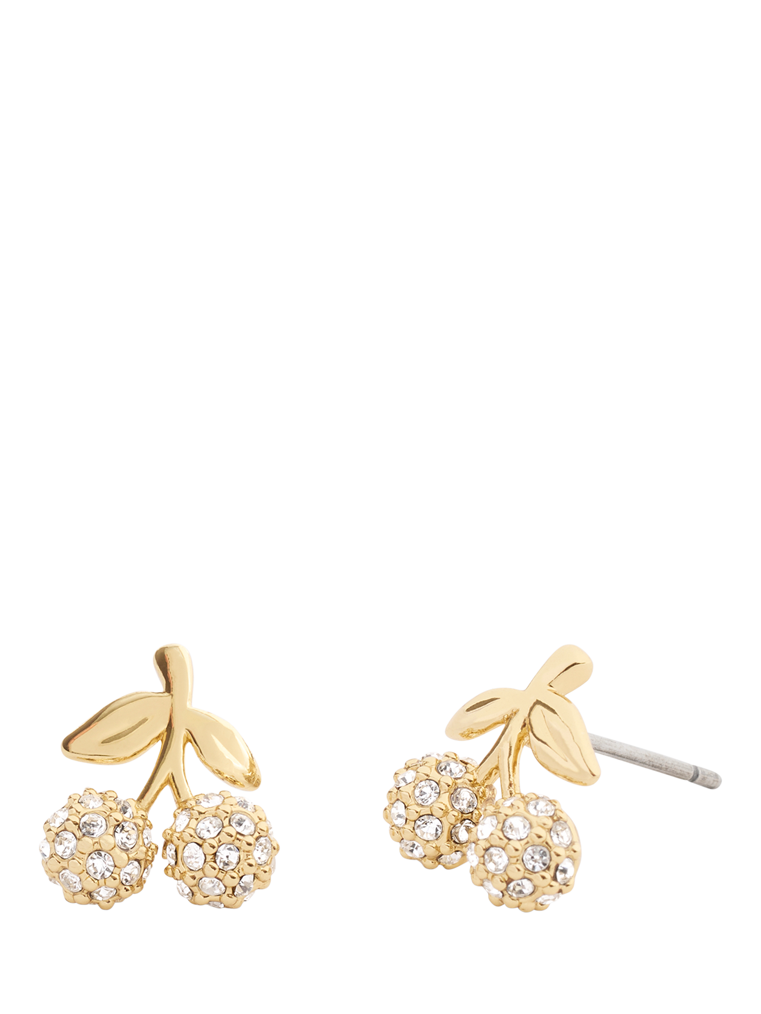 Product image 1 of 2, which shows Coach Cherry Stud Earrings, Crystal
