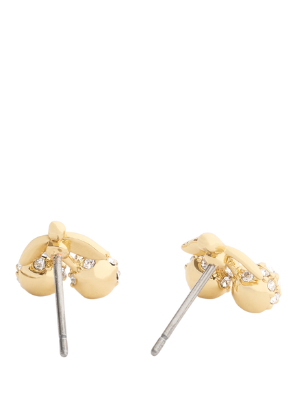 Coach Cherry Stud Earrings, Crystal - view 2, Crystal