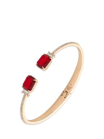 Lauren Ralph Lauren Crystal Bangle, Gold/Red