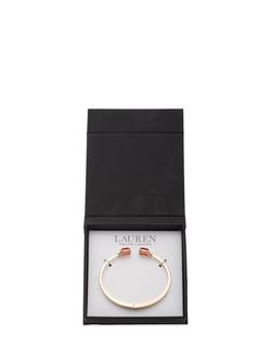 Lauren Ralph Lauren Crystal Bangle - view 2, Gold/Red