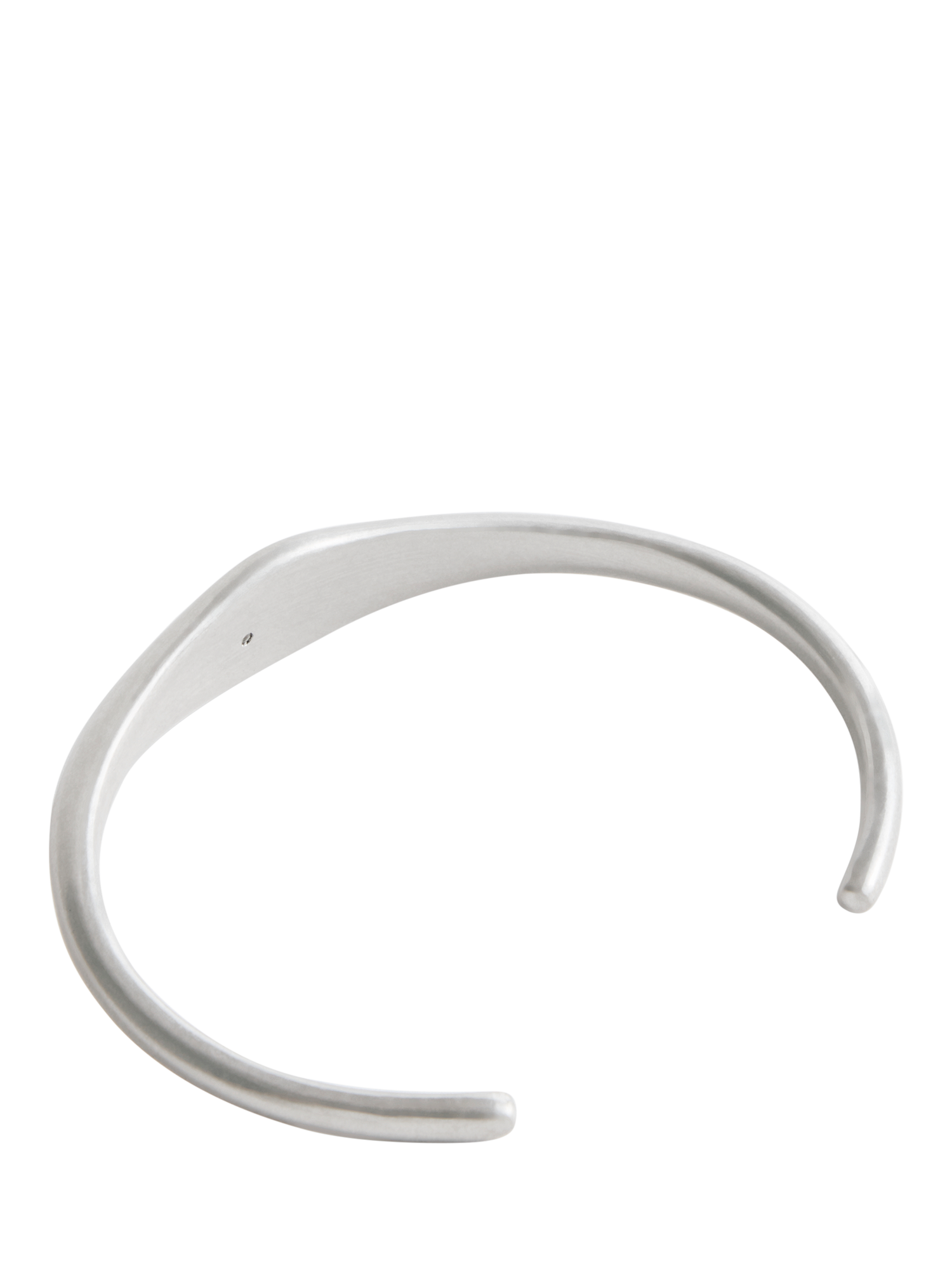 Product image 3 of 3, which shows Coach Signet Cuff Bracelet, Antique Silver