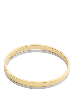 Coach Duo Bangle Bracelet Set, Pack of 2, Twotone, Twotone