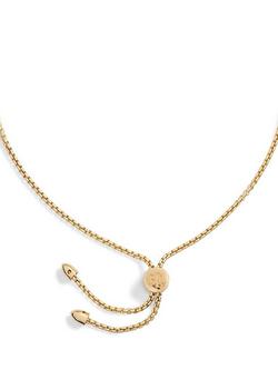 Lauren Ralph Lauren Puffy Heart Toggle Bracelet, Gold - view 2, Gold/ Clear