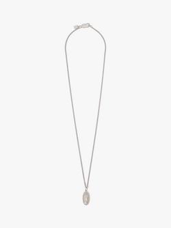 AllSaints Sterling Silver Saint Necklace - view 2, Shiny Silver