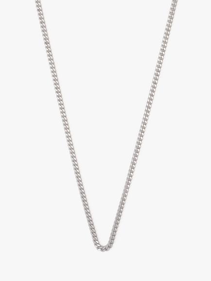 AllSaints Sterling Silver Curb Chain Strand Necklace - view 2, Shiny Silver