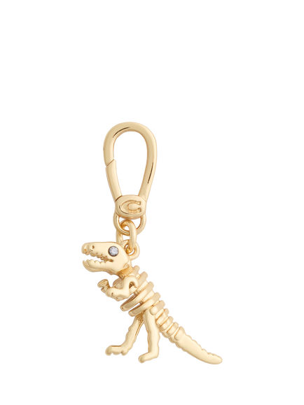 Coach Rexy Dino Motif Charm, Gold, Gold