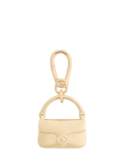 Coach Tabby Handbag Charm, Gold, Gold