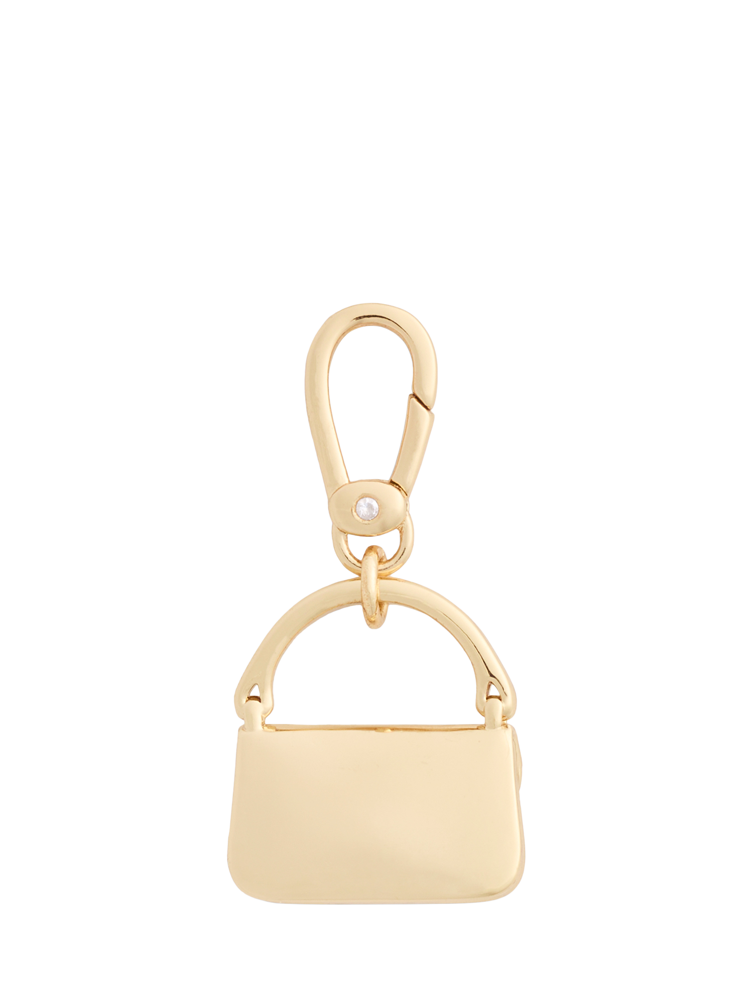Product image 2 of 7, which shows Coach Tabby Handbag Charm, Gold
