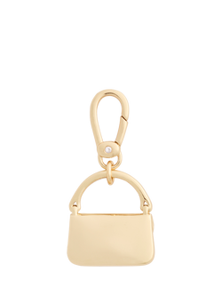Coach Tabby Handbag Charm, Gold - view 2, Gold
