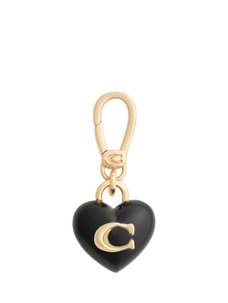 Coach Signature C Heart Charm, Gold, Gold