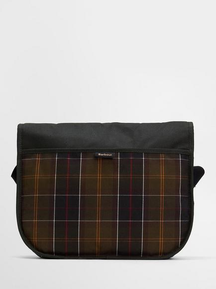 Barbour Filed Waxed Riever Crossbody Bag, Sage - view 2, Sage