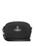 Vivienne Westwood Anna Silver Hardware Camera Bag, Black