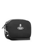 Vivienne Westwood Anna Silver Hardware Camera Bag, Black