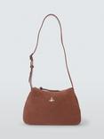 Vivienne Westwood Kate Suede Shoulder Bag, Chocolate