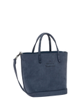 Vivienne Westwood Suede Small Studio Shopper Bag, Blue