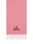 Vivienne Westwood Wool Rectangle Scarf, Pink