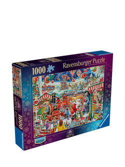 Ravensburger Santa's Train Grotto Jigsaw Puzzle, 1000 Pieces, Multi Multi