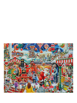 Ravensburger Santa's Train Grotto Jigsaw Puzzle, 1000 Pieces - view 2, Multi Multi