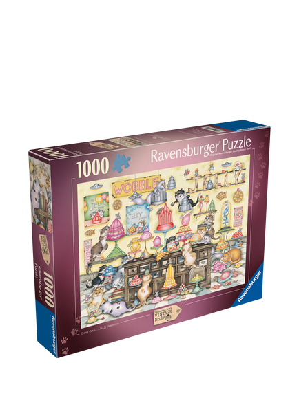 Ravensburger Crazy Cats Jelly Jamboree Jigsaw Puzzle, 1000 Pieces, Multi