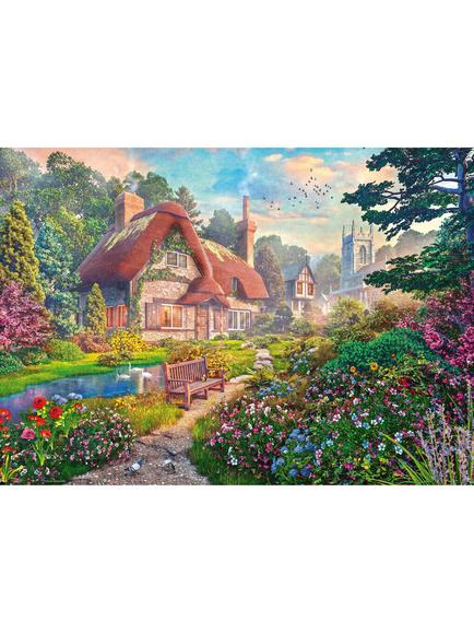 Ravensburger Oak Tree Cottage Jigsaw Puzzle, 1000 Pieces - view 2, Multi