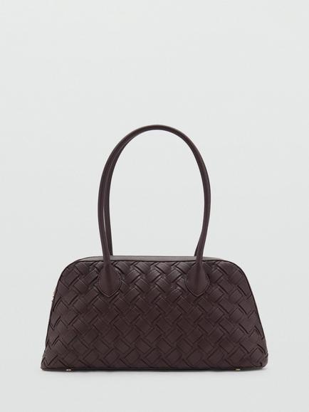 Mango Clavel Bowling Bag, Chocolate