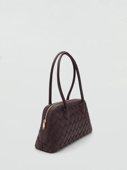 Mango Clavel Bowling Bag - view 2, Chocolate