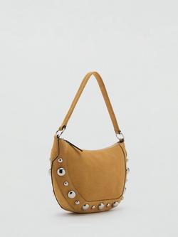 Mango Gari Suede Grab Gab - view 2, Mustard