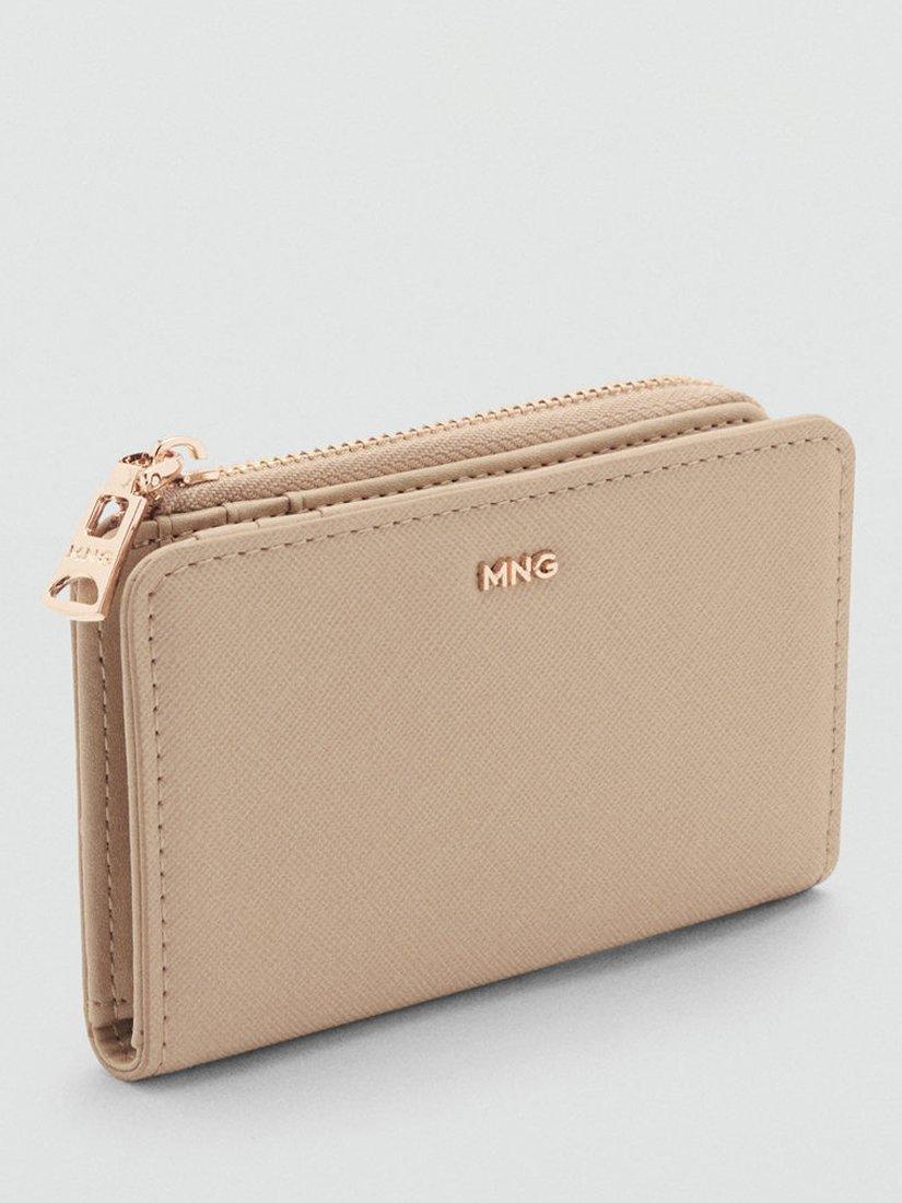 Product image 2 of 4, which shows Mango Martes Zipped Purse, Yellow